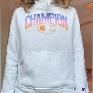 White Champion Hoodie